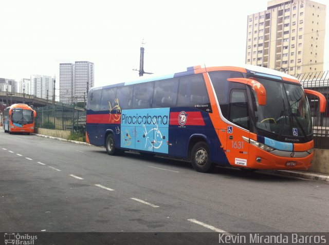 Viação Piracicabana 1631 na cidade de Osasco, São Paulo, Brasil, por Kevin Miranda Barros. Número da foto: #3960018.