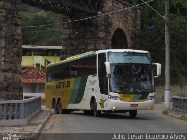 Empresa Gontijo de Transportes 11665 na cidade de Dom Silvério, Minas Gerais, Brasil, por Julio Cesar Euzebio Alves. Número da foto: #3959509.