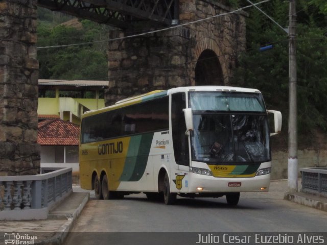 Empresa Gontijo de Transportes 11665 na cidade de Dom Silvério, Minas Gerais, Brasil, por Julio Cesar Euzebio Alves. ID da foto: 3959509.