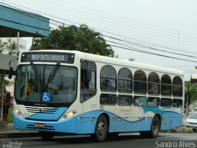 Expressul - Londpart S.A Transportes Urbanos 1350 na cidade de Balneário Camboriú, Santa Catarina, Brasil, por Sandro Alves. ID da foto: 3960751.