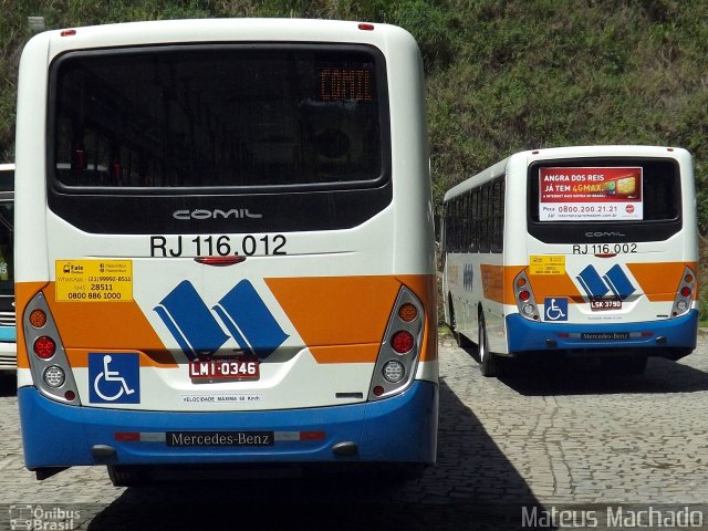 Colitur Transportes Rodoviários RJ 116.012 na cidade de Barra Mansa, Rio de Janeiro, Brasil, por Mateus Machado. Número da foto: #3960874.