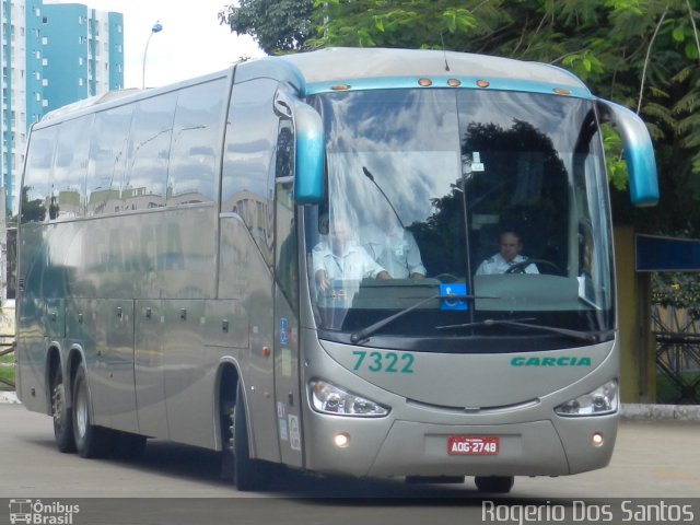 Viação Garcia 7322 na cidade de Maringá, Paraná, Brasil, por Rogerio  Almeida. Número da foto: #3960820.