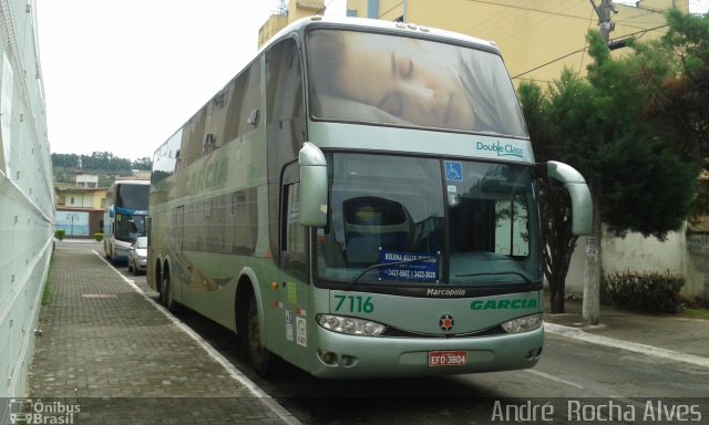 Viação Garcia 7116 na cidade de Caldas Novas, Goiás, Brasil, por André  Rocha Alves. Número da foto: #3894390.