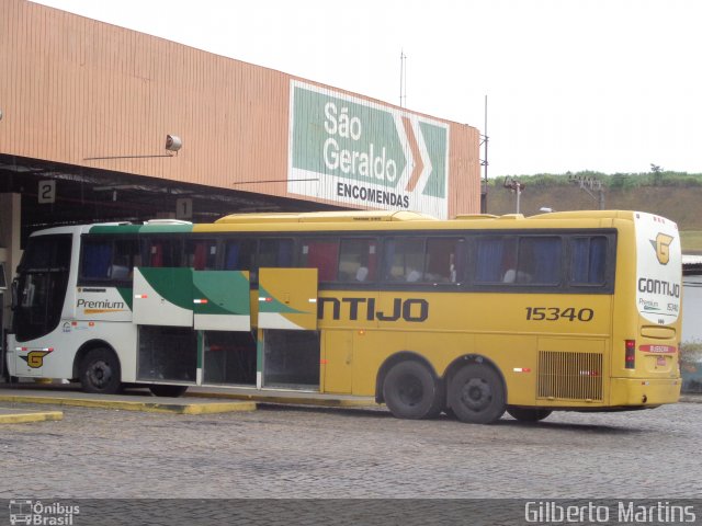 Empresa Gontijo de Transportes 15340 na cidade de Viana, Espírito Santo, Brasil, por Gilberto Martins. ID da foto: 3895085.