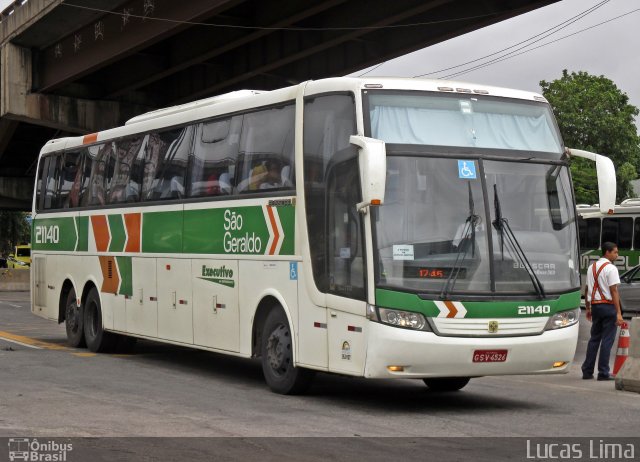 Cia. São Geraldo de Viação 21140 na cidade de Rio de Janeiro, Rio de Janeiro, Brasil, por Lucas Lima. Número da foto: #3894558.
