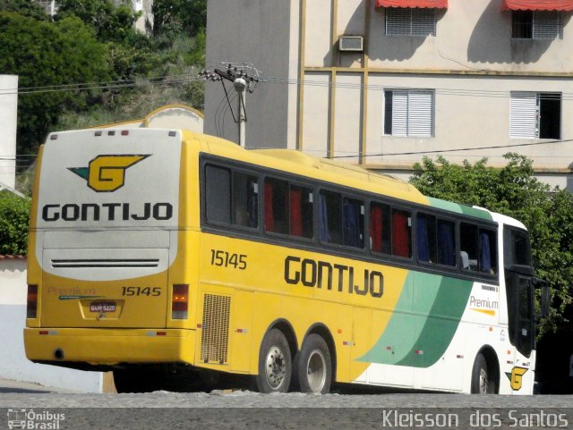 Empresa Gontijo de Transportes 15145 na cidade de Teófilo Otoni, Minas Gerais, Brasil, por Kleisson  dos Santos. ID da foto: 3895132.