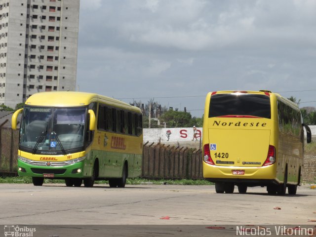 Viação Nordeste 1420 na cidade de Natal, Rio Grande do Norte, Brasil, por Nícolas Vitorino Lopes. Número da foto: #3894760.