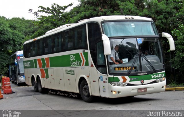 Cia. São Geraldo de Viação 14400 na cidade de São Paulo, São Paulo, Brasil, por Jean Passos. ID da foto: 3893253.