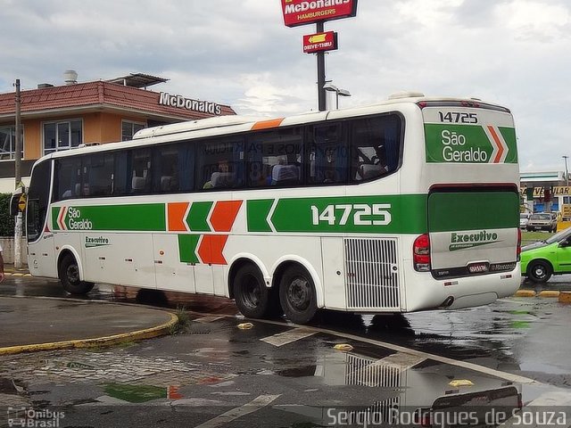 Cia. São Geraldo de Viação 14725 na cidade de Resende, Rio de Janeiro, Brasil, por Sergio Rodrigues de Souza. ID da foto: 3893610.