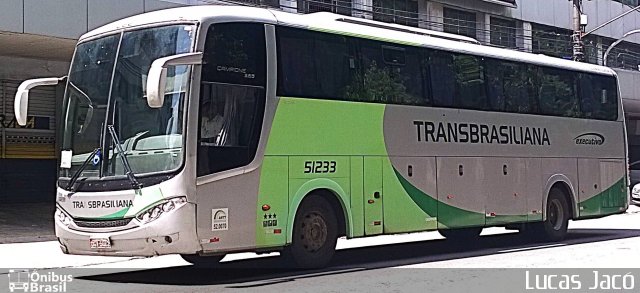 Transbrasiliana Transportes e Turismo 51233 na cidade de Belém, Pará, Brasil, por Lucas Jacó. Número da foto: #3893915.