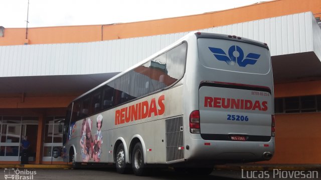 Reunidas Transportes Coletivos 25206 na cidade de Francisco Beltrão, Paraná, Brasil, por Lucas Piovesan. Número da foto: #3895955.