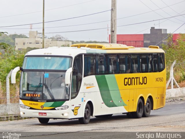 Empresa Gontijo de Transportes 14760 na cidade de Aracaju, Sergipe, Brasil, por Sergio Marques . Número da foto: #3896499.