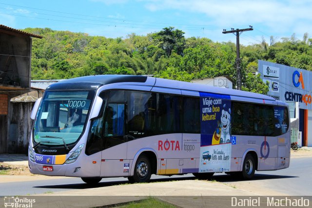 Rota Transportes Rodoviários 7095 na cidade de Ilhéus, Bahia, Brasil, por Daniel  Machado. ID da foto: 3896289.