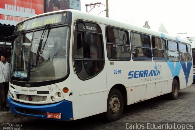 Serrana Transportes e Turismo 2960 na cidade de Vitória da Conquista, Bahia, Brasil, por Carlos Eduardo Lopes. Número da foto: #3897892.