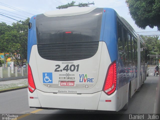 Mobibrasil São Lourenço >>> Mobi-PE 2.401 na cidade de Recife, Pernambuco, Brasil, por Daniel  Julio. Número da foto: #3895513.