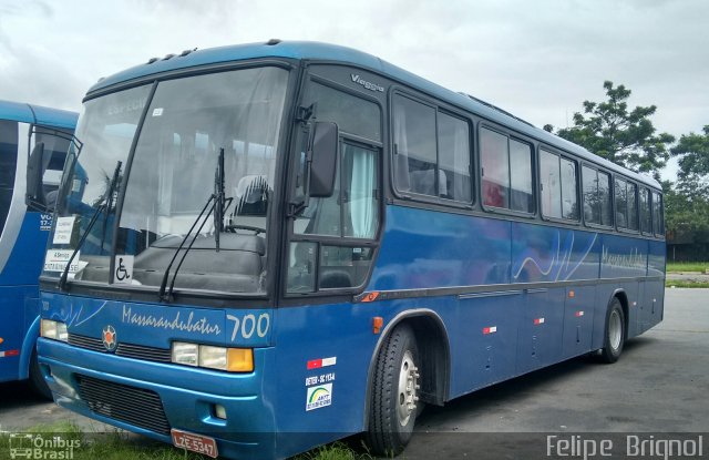 Empresa de Ônibus Massarandubatur 700 na cidade de Florianópolis, Santa Catarina, Brasil, por Felipe  Brignol. ID da foto: 3898399.