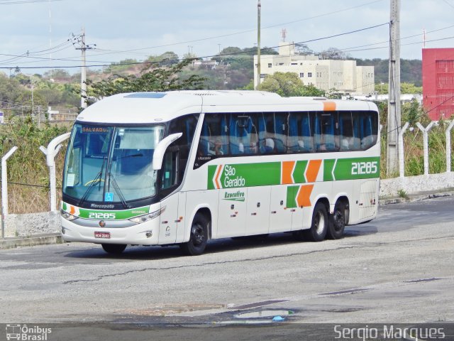 Cia. São Geraldo de Viação 21285 na cidade de Aracaju, Sergipe, Brasil, por Sergio Marques . ID da foto: 3896558.