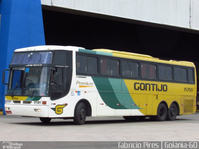 Empresa Gontijo de Transportes 15750 na cidade de Goiânia, Goiás, Brasil, por Fabrício  Francisco Pires. ID da foto: 3897193.