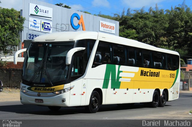 Viação Nacional 16105 na cidade de Ilhéus, Bahia, Brasil, por Daniel  Machado. ID da foto: 3900558.