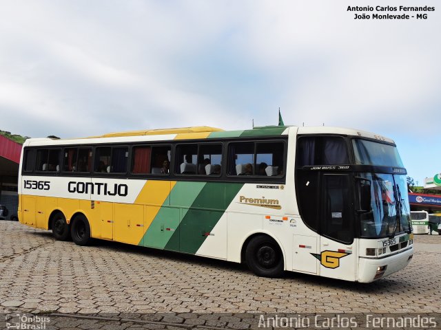 Empresa Gontijo de Transportes 15365 na cidade de João Monlevade, Minas Gerais, Brasil, por Antonio Carlos Fernandes. Número da foto: #3899061.