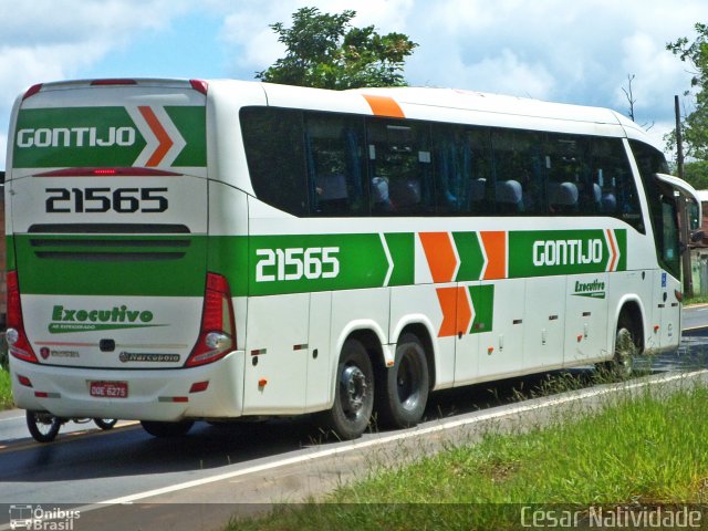Empresa Gontijo de Transportes 21565 na cidade de Mariana, Minas Gerais, Brasil, por César Natividade. Número da foto: #3900678.
