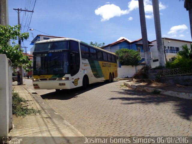 Empresa Gontijo de Transportes 11320 na cidade de Minas Novas, Minas Gerais, Brasil, por Josimar Gomes Simoes. ID da foto: 3899716.