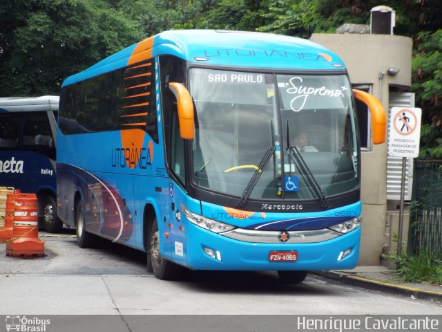 Litorânea Transportes Coletivos 5683 na cidade de São Paulo, São Paulo, Brasil, por Henrique Cavalcante. Número da foto: #3901119.