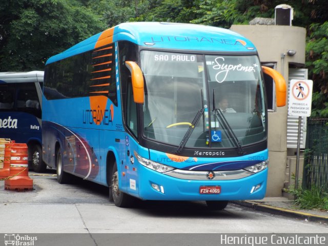 Litorânea Transportes Coletivos 5683 na cidade de São Paulo, São Paulo, Brasil, por Henrique Cavalcante. ID da foto: 3901119.