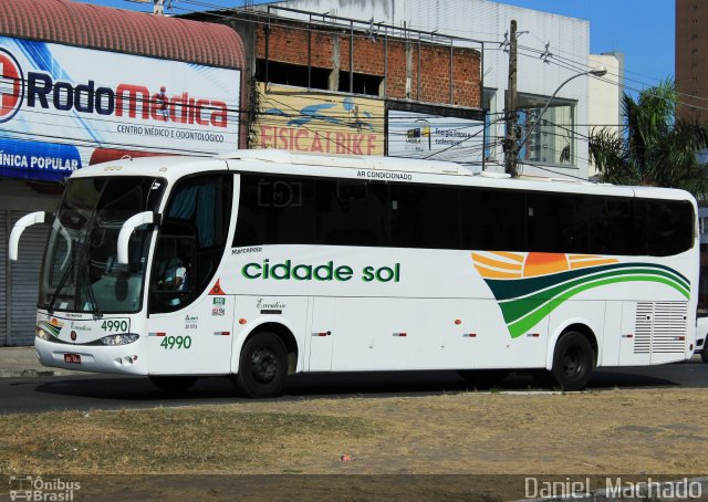 Viação Cidade Sol 4990 na cidade de Itabuna, Bahia, Brasil, por Daniel  Machado. Número da foto: #3903108.