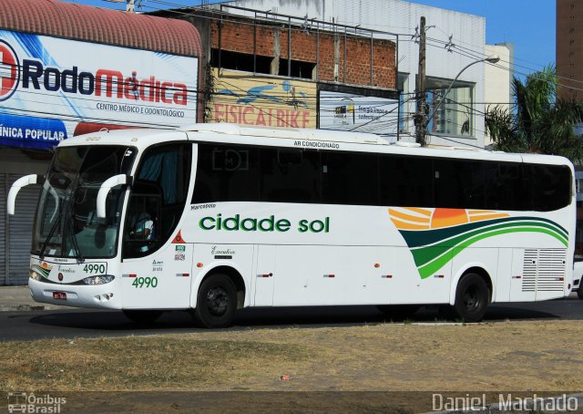 Viação Cidade Sol 4990 na cidade de Itabuna, Bahia, Brasil, por Daniel  Machado. ID da foto: 3903108.