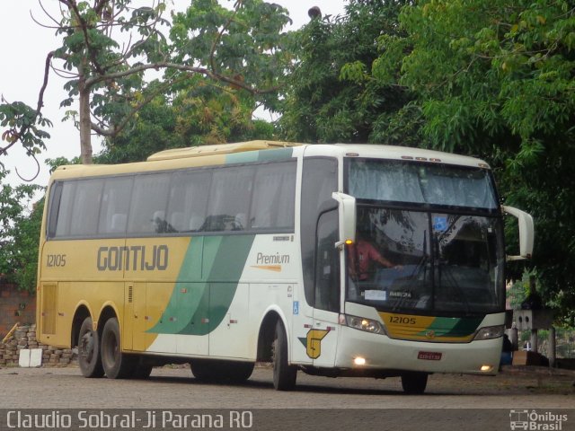Empresa Gontijo de Transportes 12105 na cidade de Ji-Paraná, Rondônia, Brasil, por Claudio Aparecido de Deus Sobral. Número da foto: #3902826.