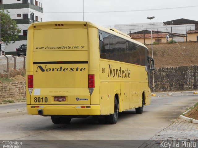 Viação Nordeste 8010 na cidade de Natal, Rio Grande do Norte, Brasil, por Keylla Pinto. Número da foto: #3901879.