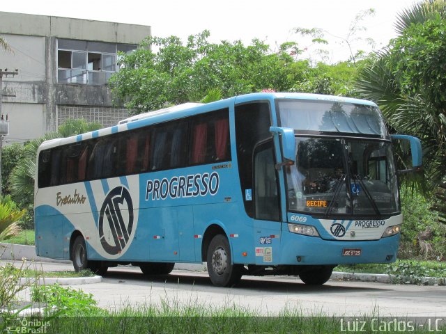 Auto Viação Progresso 6069 na cidade de Recife, Pernambuco, Brasil, por Luiz Carlos de Santana. ID da foto: 3902272.