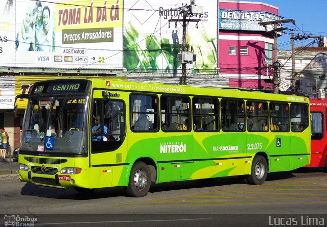 Santo Antônio Transportes Niterói 2.2.075 na cidade de Niterói, Rio de Janeiro, Brasil, por Lucas Lima. ID da foto: 3903401.