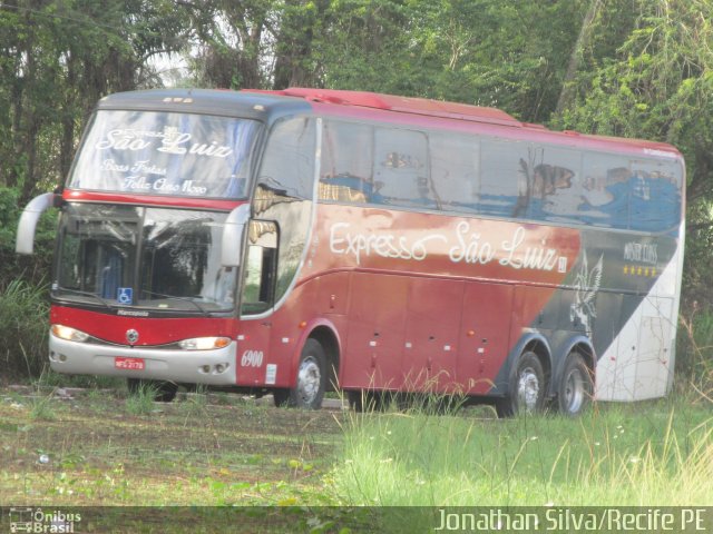 Expresso São Luiz 6900 na cidade de Recife, Pernambuco, Brasil, por Jonathan Silva. Número da foto: #3901378.
