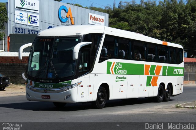 Cia. São Geraldo de Viação 21700 na cidade de Ilhéus, Bahia, Brasil, por Daniel  Machado. Número da foto: #3903073.