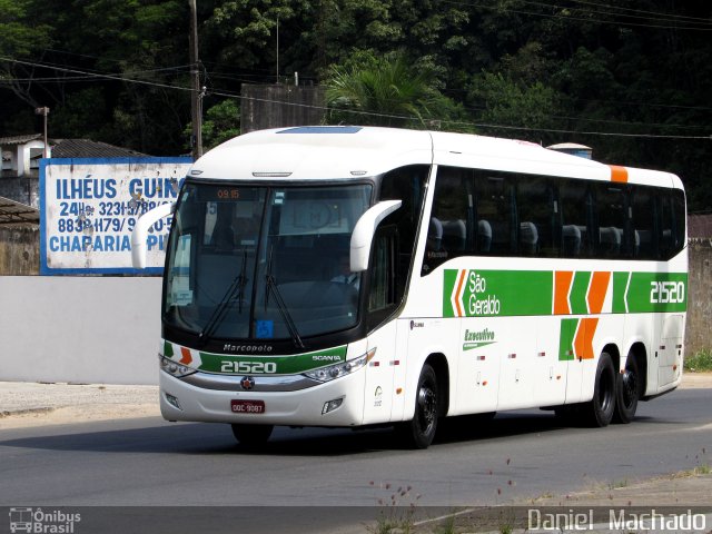 Cia. São Geraldo de Viação 21520 na cidade de Ilhéus, Bahia, Brasil, por Daniel  Machado. Número da foto: #3902995.