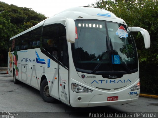 Viação Atibaia São Paulo 1014 na cidade de São Paulo, São Paulo, Brasil, por André Luiz Gomes de Souza. ID da foto: 3905732.