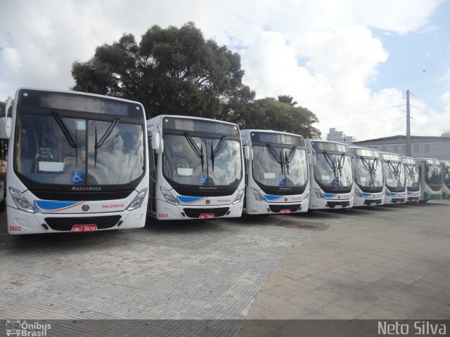 Reunidas Transportes Urbanos 0860 na cidade de Natal, Rio Grande do Norte, Brasil, por Neto Silva. Número da foto: #3905380.
