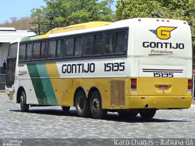 Empresa Gontijo de Transportes 15135 na cidade de Itabuna, Bahia, Brasil, por Ícaro Chagas. ID da foto: 3904757.