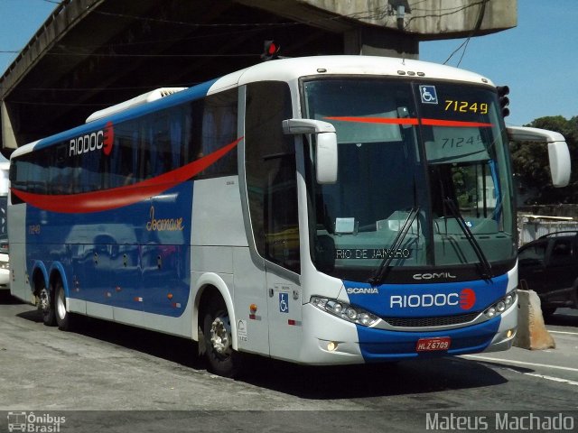 Viação Riodoce 71249 na cidade de Rio de Janeiro, Rio de Janeiro, Brasil, por Mateus Machado. Número da foto: #3905954.