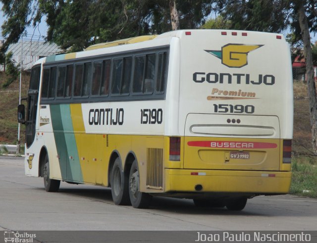 Empresa Gontijo de Transportes 15190 na cidade de Natal, Rio Grande do Norte, Brasil, por Joao Paulo Nascimento Silva. Número da foto: #3905125.