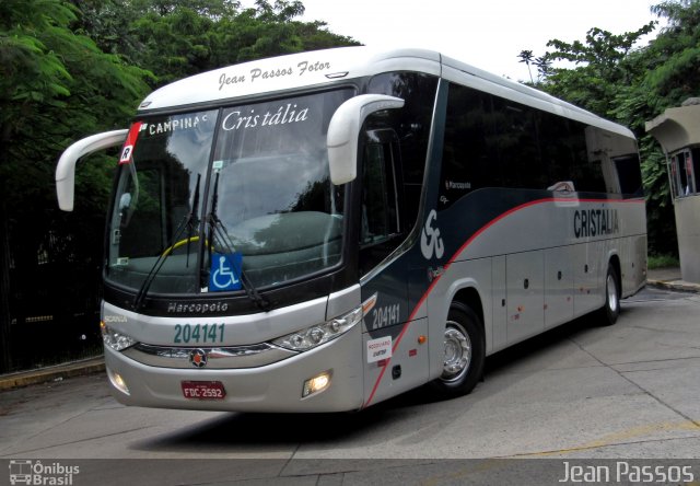 Expresso Cristália 204141 na cidade de São Paulo, São Paulo, Brasil, por Jean Passos. ID da foto: 3903742.