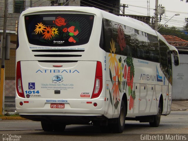 Viação Atibaia São Paulo 1014 na cidade de São Paulo, São Paulo, Brasil, por Gilberto Martins. Número da foto: #3905444.