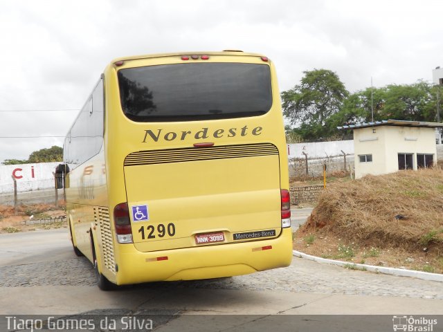 Viação Nordeste 1290 na cidade de Natal, Rio Grande do Norte, Brasil, por Tiago Gomes da Silva. Número da foto: #3904619.