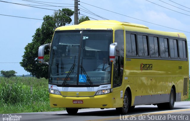 Kaissara - Viação Caiçara 15947 na cidade de Campos dos Goytacazes, Rio de Janeiro, Brasil, por Lucas de Souza Pereira. ID da foto: 3905909.