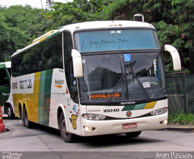 Empresa Gontijo de Transportes 16040 na cidade de São Paulo, São Paulo, Brasil, por Jean Passos. Número da foto: #3906476.