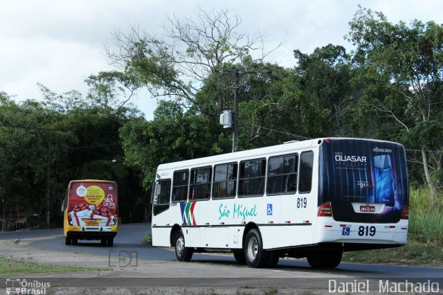Transportes Urbanos São Miguel de Ilhéus 819 na cidade de Ilhéus, Bahia, Brasil, por Daniel  Machado. Número da foto: #3908356.