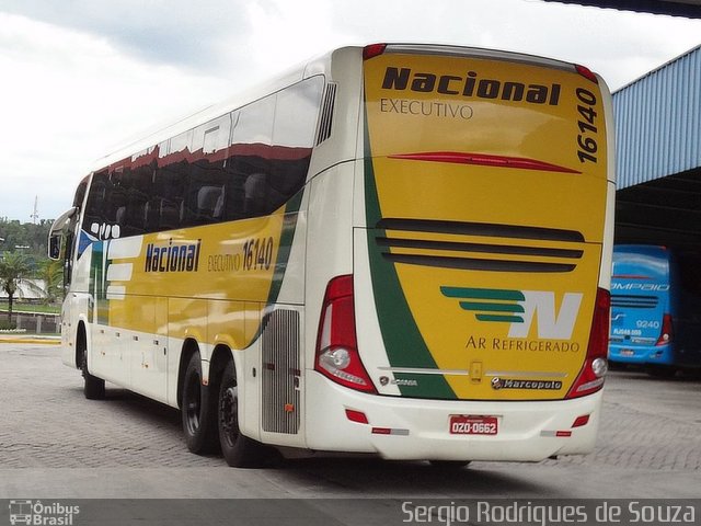 Viação Nacional 16140 na cidade de Resende, Rio de Janeiro, Brasil, por Sergio Rodrigues de Souza. ID da foto: 3907703.