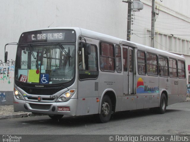 Empresa Auto Viação Massayó 6253 na cidade de Maceió, Alagoas, Brasil, por Rodrigo Fonseca. Número da foto: #3907745.